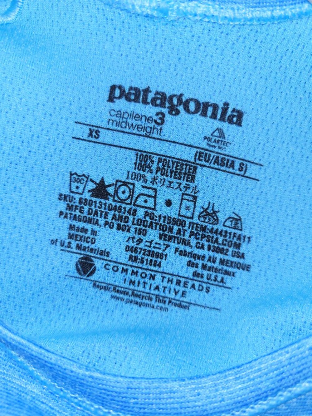 Patagonia Capilene Midweight 3 Long Sleeve Crewneck Base Layer - Picture 4 of 4